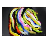 Tigofly 10 colori Doppio Colore Coniglio Zonker Strisce 4.5MM Larghezza Steelhead Bass Streamers Fly Tying Materiali