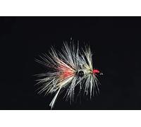 Tigofly 12 pz/lotto grizzly gamberetti vaskebjørn Hackled Fly Trota Mosca Pesca Mosche Esche Taglia 2# 4# 6# (assortito)