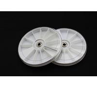 Tigofly 2 pezzi perline rotonde girevoli contenitore di plastica 12 scomparti per pesca a mosca 8 cm