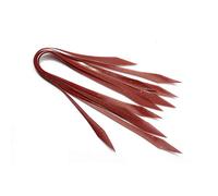 Tigofly 20 pz Gonne in Silicone DIY SpinnerBait Buzzbait Squid Rubber Jig Lures Making Streamer Mosca Pesca Legatura Materiali (Rosso)