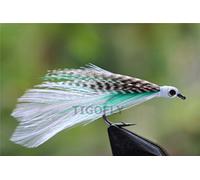 Tigofly 24 pezzi Hair Wing Salmon Trout Fly Pesca a mosca Fly Fishing Flies Esche (taglia 6)