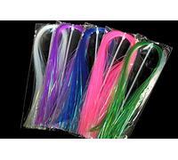 Tigofly 5 colori 1 mm Flashabou piatto olografico Tinsel Flash Stonefly ninfa indietro Jig Body Wrap Lure pesca Fly Tying Materiali