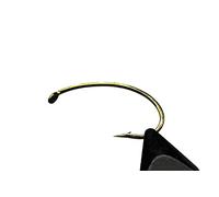 Tigofly 50 pz/lotto Mosca Ninfa Gancio Largo-Gape Scud Gamberetti Indietro Caddis Pupa Pesca Mosca Barbed Ganci Taglia 4# 6# 8# 10# 12# 14# 16# 18# (18)