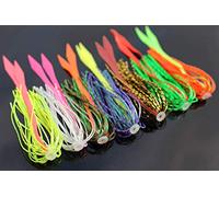 Tigofly 7 pezzi 7 colori gonne in silicone spinnerbait buzzbait calamari esche da pesca accessori assortiti
