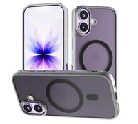 tigratigro Cover Magnetica per iPhone 17, Compatibile con Mag-Safe, Custodia Traslucida Opaca Posteriore Sottile Protettiva Case, Protezione Antiurto di Grado Militare, Grigio