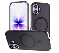 tigratigro Cover Magnetica per iPhone 17, Compatibile con Mag-Safe, Custodia Traslucida Opaca Posteriore Sottile Protettiva Case, Protezione Antiurto di Grado Militare, Nero