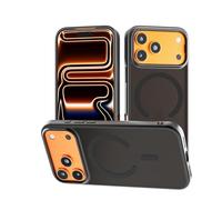 tigratigro Cover Magnetica per iPhone 17 Pro Max, Compatibile con MagSafe, Custodia Traslucida Opaca Posteriore Sottile Protettiva Case, Protezione Antiurto di Grado Militare, Nero