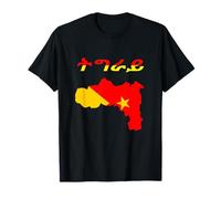 tigray map flag Ethiopia Maglietta