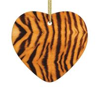 Tigre a righe modello appeso ceramica cuore segno muro segno amore placca regalo amici felice natale regali casa dector