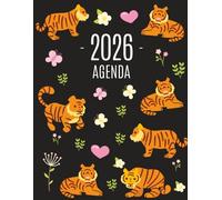 Tigre Agenda 2026: Da Gennaio a Dicembre (12 Mesi) | Pianificatore Settimanale 2026