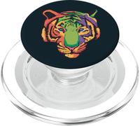 Tigre arcobaleno colorata PopSockets PopGrip per MagSafe