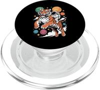 Tigre Astronauta Tigri Pianeti Sistema Solare PopSockets PopGrip per MagSafe
