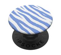 Tigre Baby Blue Striped Cute Animal Print Y2K Estetica PopSockets PopGrip Adesivo