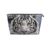 Tigre bianca invernale, Borsa da toilette Borsa per trucco Borsa per cosmetici Borsa da toilette da viaggio portatile