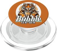 tigre bolla tea boba Bella idea regalo design animale drole PopSockets PopGrip per MagSafe