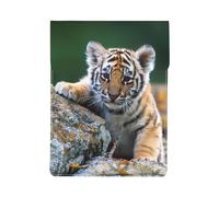 Tigre carina, Custodia per laptop in pelle PU, borsa per notebook, custodia per laptop, custodia per tablet