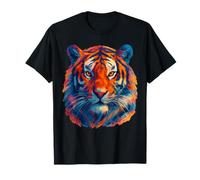 Tigre colorata, arcobaleno, fauna selvatica, amanti della tigre Maglietta
