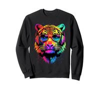Tigre con Occhiali da Sole Amo Tigri Selvagge Grande Gatto Felpa