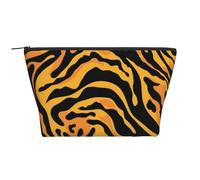 Tigre con stampa animalier, Borsa da toilette Borsa per trucco Borsa per cosmetici Borsa da toilette da viaggio portatile