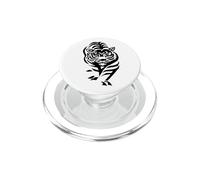 Tigre da caccia, grande gatto, idea regalo per guardiani dello zoo per uomini e donne PopSockets PopGrip per MagSafe