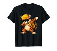 Tigre Dabbing con Occhiali da Sole Divertente Back To School Tiger Maglietta