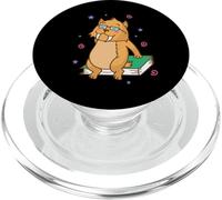 Tigre dai denti a sciabola ama i libri Wildcat PopSockets PopGrip per MagSafe