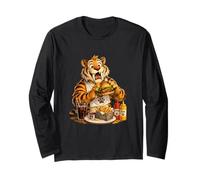 Tigre dai Denti A Sciabola con Burger Maglia a Manica