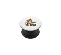 Tigre Dai Denti A Sciabola E Bucato PopSockets PopGrip Adesivo