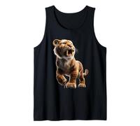 Tigre dai Denti a Sciabola Smilodon Grande felino Tigre Canotta