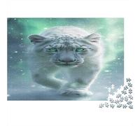 Tigre della neve Puzzles 1000 Pezzi In Cartone Di Alta Qualità, Un Busta Di Puzzle A Rompicapo Per Art-terapia, Ideale Per Attività Per Giorni Di Pioggia, Regalo Per La Pensione 52x38c