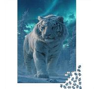 Tigre delle nevi gigante1000 Pezzi Impossibili Per Adulti, Giochi, Regali, Sfide Per BambiniForesta invernale russa70x50cm/1000pcs