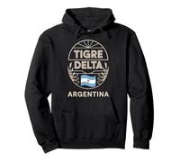 Tigre Delta Argentina Città Viaggio Scena Felpa con Cappuccio