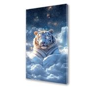 Tigre Dipingere con i Numeri Animale Dipingere con i Numeri Adulti Bambini, DIY Olio Painting by Numbers Kit, Vernice Acrilica Pennelli Decora la Casa Ragazze Regalo 300x100 cm (Senza Cornice) L658