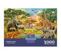 Tigre e leone Puzzles 1000 Pezzi In Animali selvaggi puzzle A Rompicapo in Cartone, Un Set Di Puzzle A Rompicapo Per Relax E Meditazione, Ideale Per Puzzle Di Decorazione Bellissimo, Attività in Fami