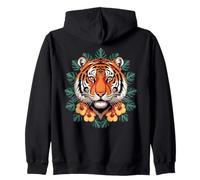Tigre Face Colorful Bambini Tigri Stampa Amore Animale Africano Felpa con Cappuccio