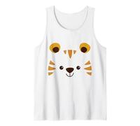 Tigre Face Halloween Costume Semplice Jungle Animal Costume Canotta