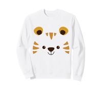 Tigre Face Halloween Costume Semplice Jungle Animal Costume Felpa