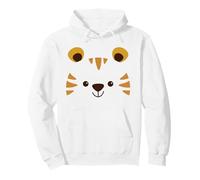 Tigre Face Halloween Costume Semplice Jungle Animal Costume Felpa con Cappuccio