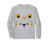 Tigre Face Halloween Costume Semplice Jungle Animal Costume Maglia a Manica