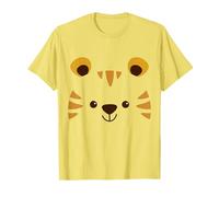 Tigre Face Halloween Costume Semplice Jungle Animal Costume Maglietta