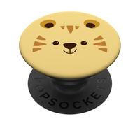 Tigre Face Halloween Costume Semplice Jungle Animal Costume PopSockets PopGrip Adesivo