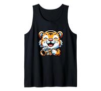 Tigre Felice Che Suona La Tromba Canotta