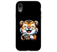 Tigre Felice Che Suona La Tromba Custodia per iPhone XR
