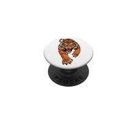 Tigre feroce PopSockets PopGrip Adesivo