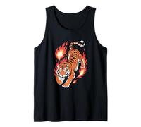 Tigre Fiamme Passione Potere Selvaggio Canotta