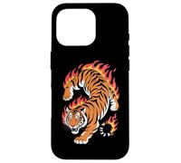 Tigre Fiamme Spirito Selvaggio Custodia per iPhone 16 Pro