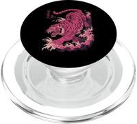 Tigre giapponese Tattoo Art Vintage feroce Ukiyo-e Tora PopSockets PopGrip per MagSafe
