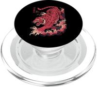 Tigre giapponese Tattoo Art Vintage feroce Ukiyo-e Tora PopSockets PopGrip per MagSafe