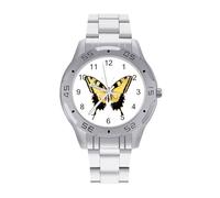 Tigre orientale Swallowtail farfalla orologio da uomo business moda in acciaio inox orologi da polso personalizzati per le donne