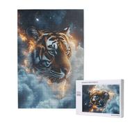 Tigre Puzzle 1000 Pezzi, Animale Puzzle Adatto ad Adulti e Principianti, Giochi Divertenti/Sfidanti/Impossible, DIY Hobby Creativi per Adulti Attività Artigianali, Regali per Uomini/Donne M-1598
